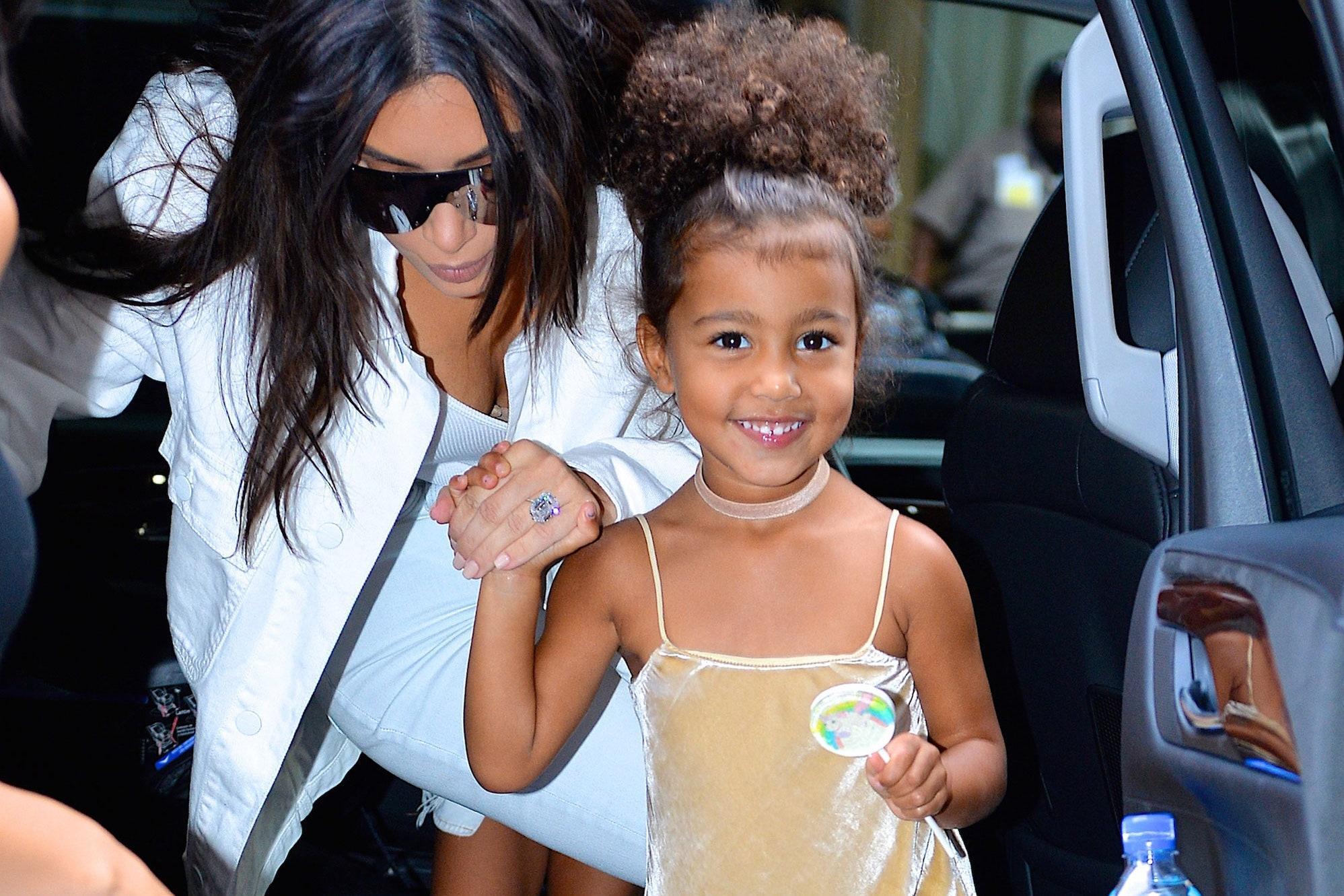 Kanye West Takes Daughter North West to Business Meetings in Mexico While Kim Kardashian Is in Rome