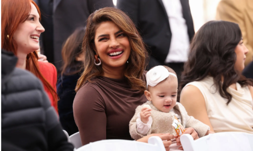 Nick Jonas and Priyanka Chopra debut daughter Malti at Jonas Brothers Walk of Fame ceremony