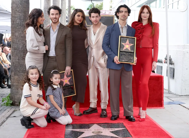 Jonas Brothers at the Hollywood Walk Of Fame
