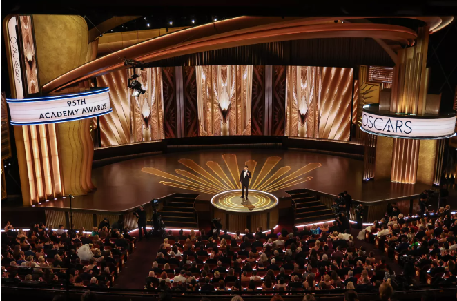 Behind Viral Tems view-blocking Oscars 2023 dress bridal-style